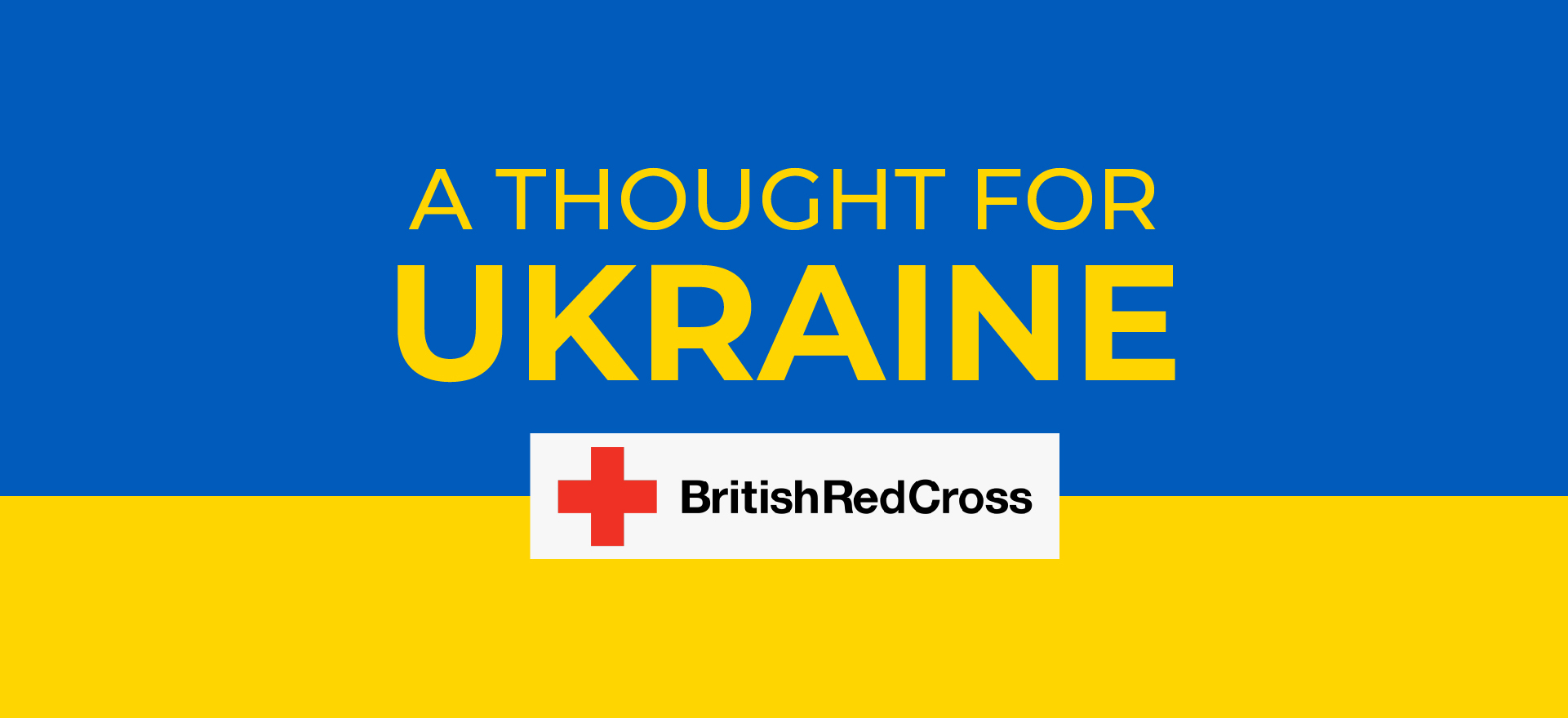 A Thought for Ukraine – raising funds for the British Red Cross
